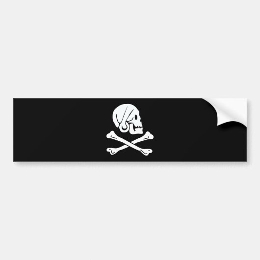 Henry Every Flag Pirate Flag Autoaufkleber (Vorne)