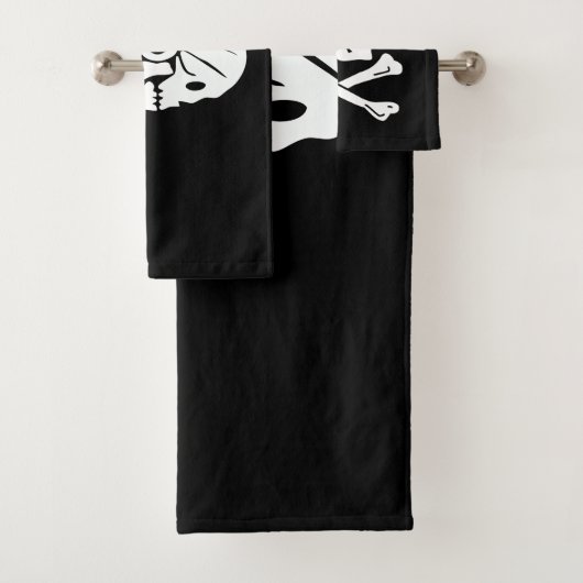Henry Every Flag Pirate Flag Badhandtuch Set (Insitu)