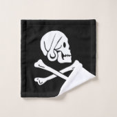Henry Every Flag Pirate Flag Badhandtuch Set (Waschlappen)