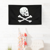 Henry Every Flag Pirate Flag Banner (Insitu)
