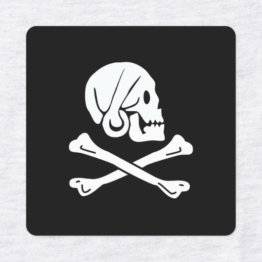 Henry Every Flag Pirate Flag Etiketten (Design 1)