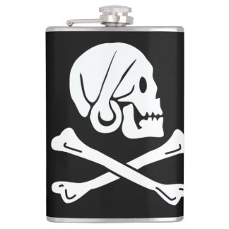 Henry Every Flag Pirate Flag Flachmann