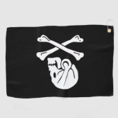 Henry Every Flag Pirate Flag Golfhandtuch (Horizontal)