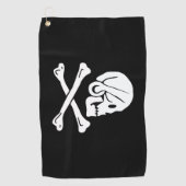 Henry Every Flag Pirate Flag Golfhandtuch (Vorderseite)