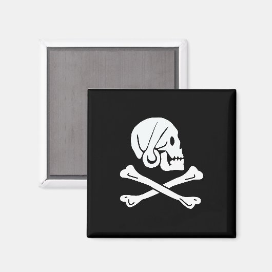 Henry Every Flag Pirate Flag Magnet (Vorderseite/Rückseite)