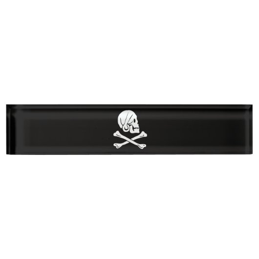 Henry Every Flag Pirate Flag Namensplakette (Vorderseite)