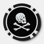 Henry Every Flag Pirate Flag Pokerchips (Rückseite)