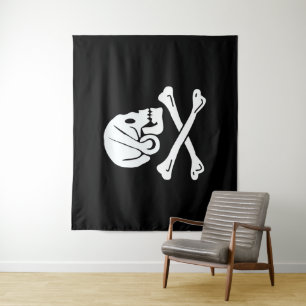 Henry Every Flag Pirate Flag Wandteppich