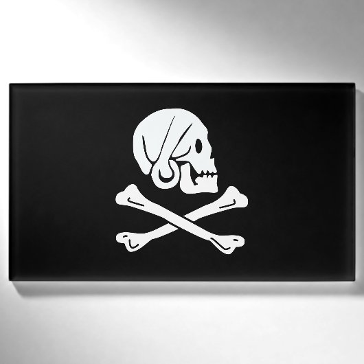 Henry Every Flaggen Piratenflagge Namenschild (Vorderseite)