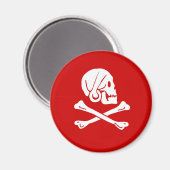 Henry Every magnet (rot) (Vorderseite/Rückseite)