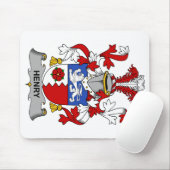 Henry-Familienwappen Mousepad (Mit Mouse)