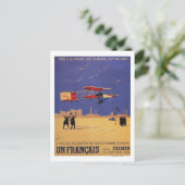 Henry Farman fliegt bei Issy-les-Moulineaux Postkarte (Stehend Vorderseite)