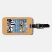 Henry Farman fliegt das Fliegen-Mannpromo-Plakat Gepäckanhänger (Vorderseite horizontal)