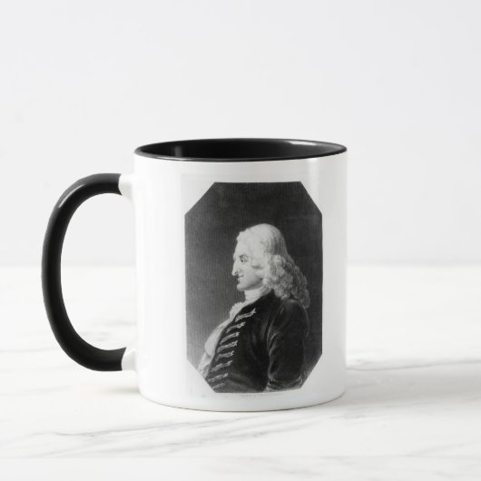 Henry Fielding gravierte durch Samuel Freeman Tasse (Links)