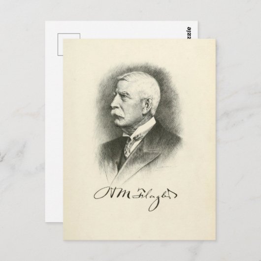 Henry Flagler Postkarte (Vorne/Hinten)