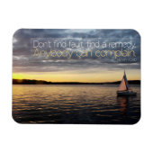 Henry Ford Inspiration Zitat "Finde ein Mittel" Magnet (Horizontal)