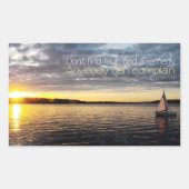 Henry Ford Inspiration Zitat "Finde ein Mittel" Rechteckiger Aufkleber (Vorderseite)