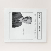 Henry Ford zitierte schlicht weiße BG Puzzle (Horizontal)