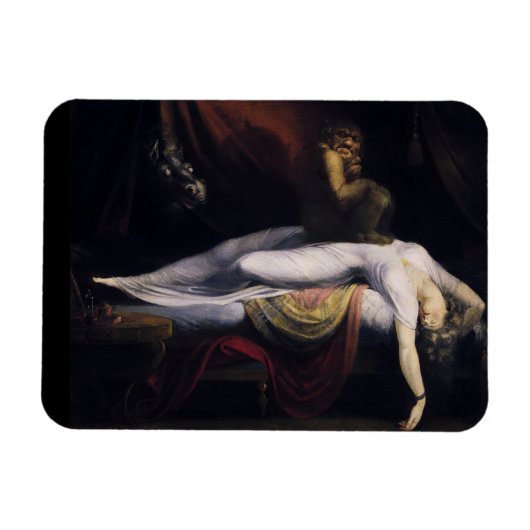 Henry Fuseli Das Albtraum Malerei Magnet (Horizontal)