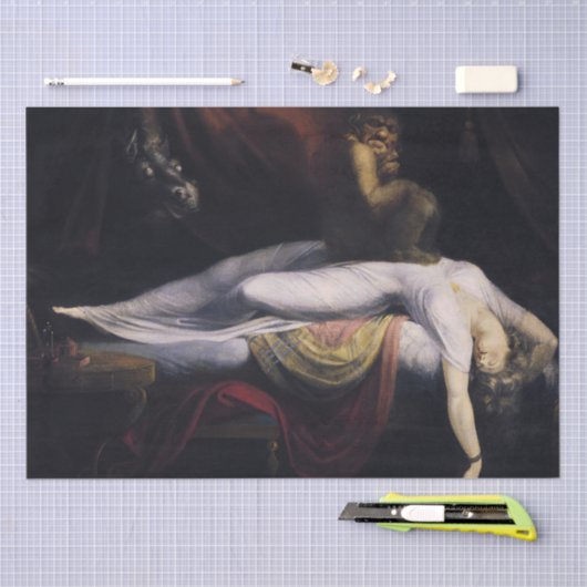 Henry Fuseli Das Albtraum Malerei Seidenpapier (Handwerk)