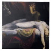 Henry Fuseli - der Albtraum Fliese (Vorderseite)