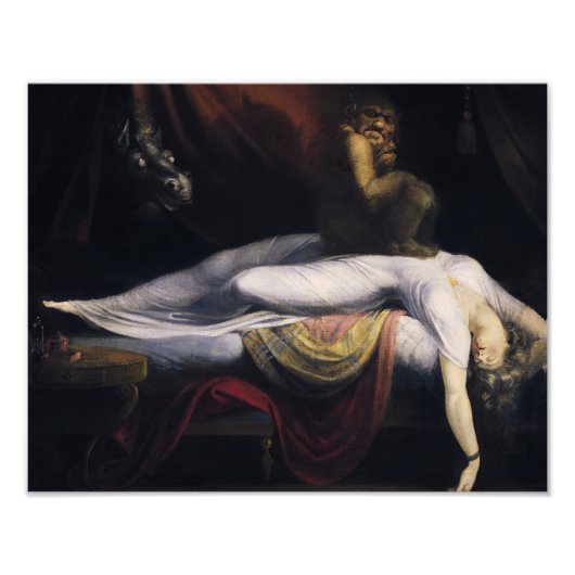 Henry Fuseli - Der Albtraum Fotodruck (Vorne)