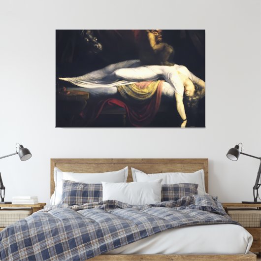 Henry Fuseli Der Albtraum Leinwanddruck (Insitu (Schlafzimmer))