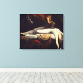 Henry Fuseli - Der Albtraum Leinwanddruck (Insitu (Holzboden))