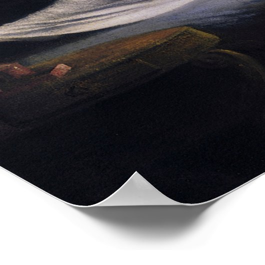 Henry Fuseli - Der Albtraum Poster (Ecke)