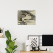 Henry Fuseli - Frauen sitzen, aufgerollt Poster (Heimbüro)