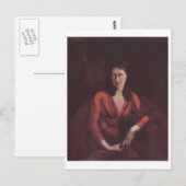 Henry Füssli Portrait Magdalena Hess Zurich Leinwa Postkarte (Vorne/Hinten)