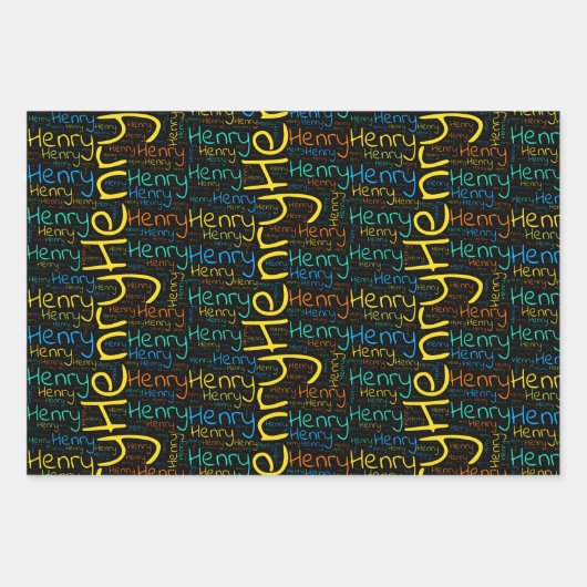 Henry Geschenkpapier Set (Vorderseite 3)