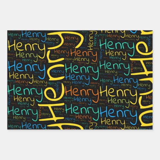 Henry Geschenkpapier Set (Vorderseite 2)