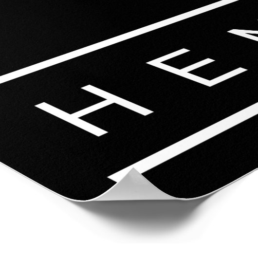 Henry Hazlitt Poster (Ecke)