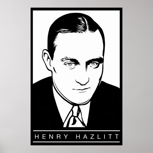 Henry Hazlitt Poster (Vorne)