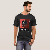 Henry Hoover Pop Art Design T-Shirt (Vorne ganz)
