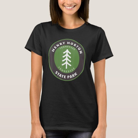 Henry Horton Staat Park Tennessee Tn Forest Abzeic T-Shirt (Vorderseite)