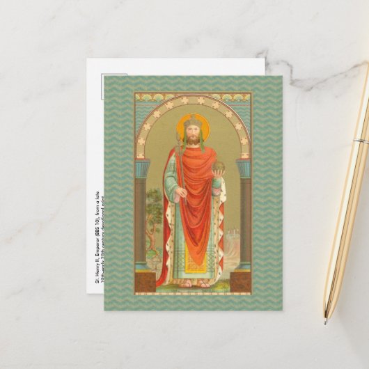 Henry II, Kaiser (BBS 10) Postkarte (Vorderseite/Rückseite Beispiel)