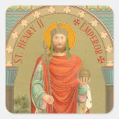 Henry II, Kaiser (BBS 10) Quadratischer Aufkleber (Vorderseite)