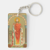 Henry II, Kaiser (BBS 10) Rechteckig Schlüsselanhänger (Rückseite)