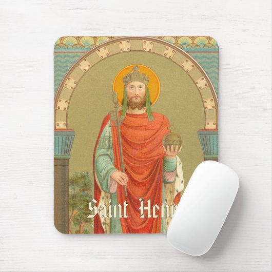 Henry II, Kaiser (BBS 10; Stil 2) Mousepad (Mit Mouse)