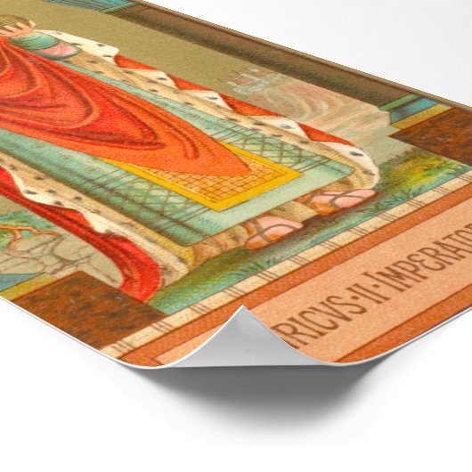 Henry II, Kaiser (BBS 10; Stil 3) Poster (Ecke)