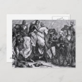 Henry III in der Schlacht von Lewes, 14. Mai 1264 Postkarte (Vorne/Hinten)
