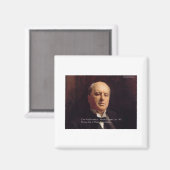 Henry James "Affen & Katzen" - Geschenke zum Zitat Magnet (Vorderseite/Rückseite)