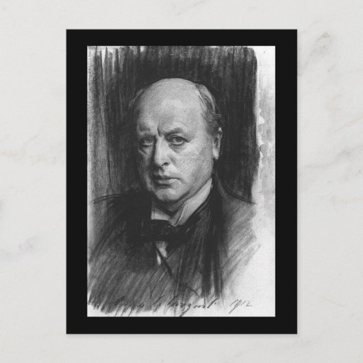 Henry James Postkarte (Vorderseite)