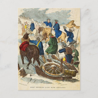 Henry Knox's Nobelbahn der Artillerie Postkarte