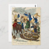 Henry Knox's Nobelbahn der Artillerie Postkarte (Vorne/Hinten)