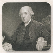 Henry Laurens, graviert von Thomas B. Welch Untersetzer (Vorderseite)