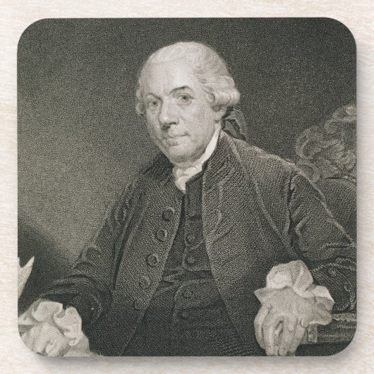 Henry Laurens, graviert von Thomas B. Welch Untersetzer (Vorderseite)