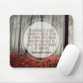 Henry Longfellow Inspiration Anführungsdauer Mousepad